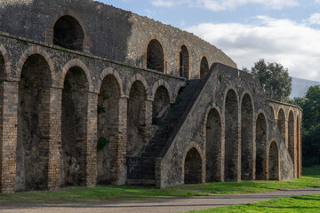 la città antica sepolta di pompei in italia 