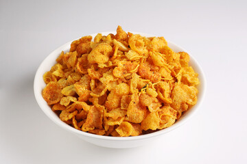 Traditional Mixture or chiwda a teatime snack of India