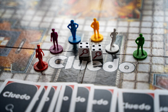 Cluedo is a board game, murder mystery game. Izmir, Turkey - January 2, 2024.