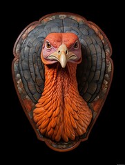 Turkey Head: Out enjoying the farm, animal lifestyle in the country