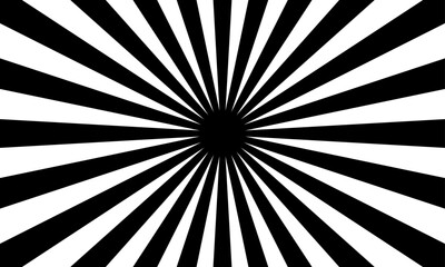 sunburst vector copyspace black white vector background.  sunray with copy space
