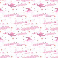 Chinese style pink pattern
