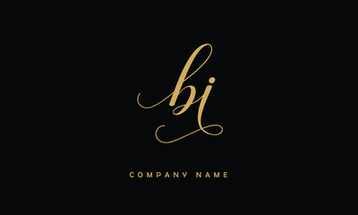 BI, IB, B, I Abstract Letters Logo Monogram