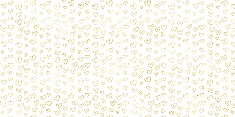 Gold Shining Paint Stain Hand Drawn Illustration brush stroke paint ornament decorate. Gold frame. Wedding invitation border. Geometric abstract. Valentines day, gold heart, love