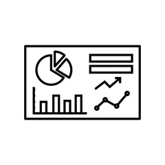 statistic icon design vector illustration