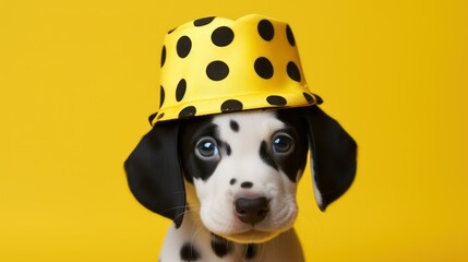 dog with hat