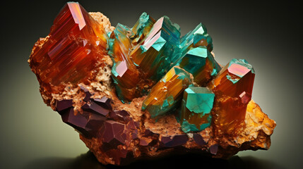 Colorful amazing copper specimen world class