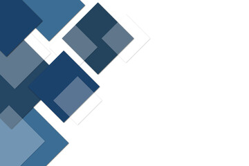 Obraz premium Abstract Blue Squares design background