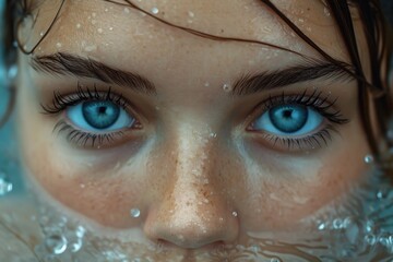 close up of a eye