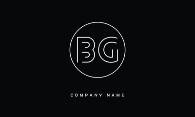 BG, GB, B, G Alphabets Letters Logo Monogram