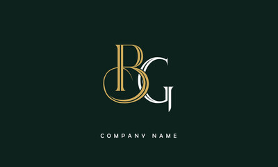 BG, GB, B, G Alphabets Letters Logo Monogram