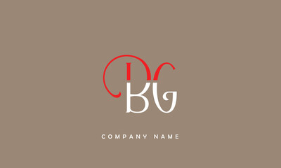 BG, GB, B, G Alphabets Letters Logo Monogram