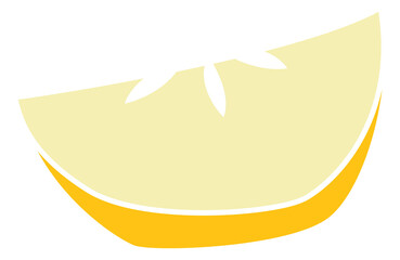 Pear slice. Ripe juicy summer fruit snack