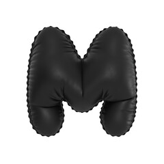 Black Balloon Letter M