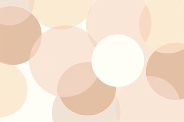 Beige repeated soft pastel color vector art circle pattern