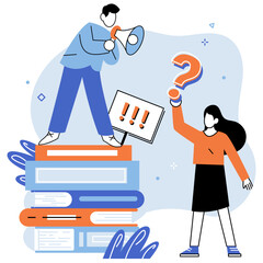 Life coach. Vector illustration. Great ideas need solid plan to turn into reality The concept life coach has revolutionized personal development Life coaches help individuals define their aims