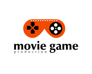 creative movie game  logo design template