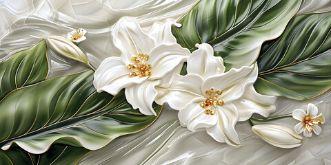 lily of the valley in water
