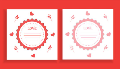 Wedding invitation with hearts. Hand written lettering decorative brush strokes, love symbols for gifts, cards, posters 