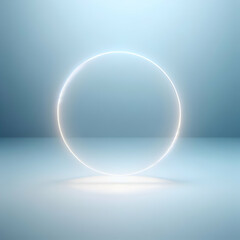 Minimalistic Abstract Blurry Light Blue Background