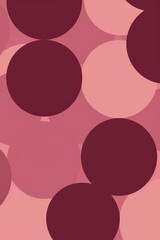 Burgundy repeated soft pastel color vector art circle pattern