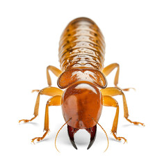 Termite, front view on isolated background - obrazy, fototapety, plakaty