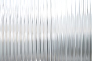ribbed pane of glass with subtle reflections