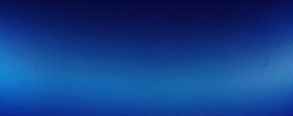 Cobalt blue round gradient. Digital noise, grain texture - obrazy, fototapety, plakaty
