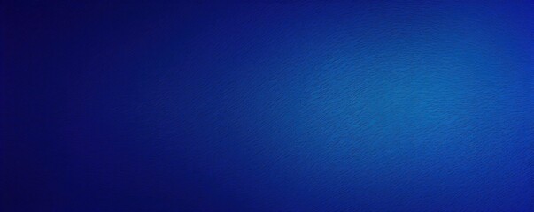 Cobalt blue round gradient. Digital noise, grain texture - obrazy, fototapety, plakaty