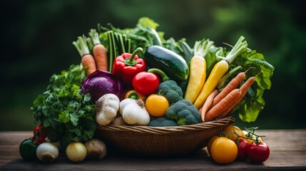 diverse selection of organic vegetables from a farmers market, illustrating the freshness and variety of locally sourced produce.