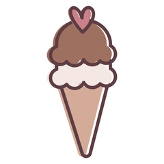 Hand drawn valentine's day element