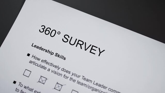 Business Report Survey Text Concept