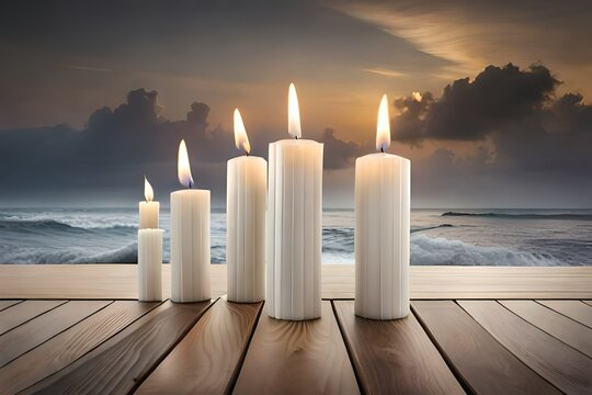 candles on the table