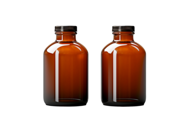 Cosmetics bottles, cream, isolated on white background, bottle isolated on white