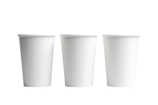 white disposable cup
