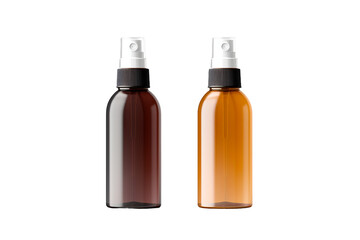 Medical bottles isolated on a white background, bottle of wine isolated