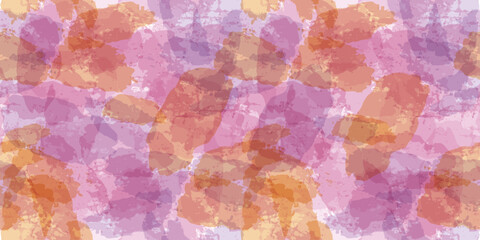Watercolor seamless pattern, pink colors girly print, tie dye pastel background, distressed warm summer texture.