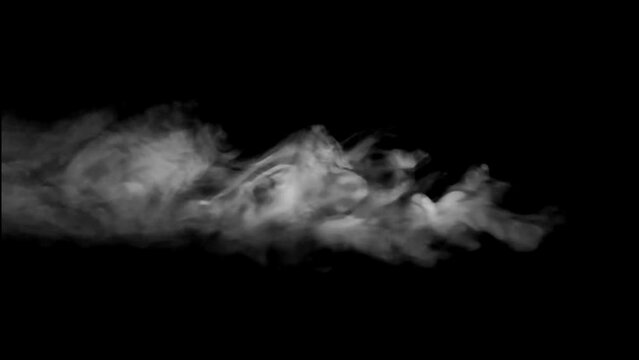 Smog effect with black background