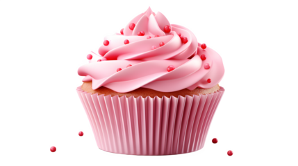 cupcake png, sweet treat, frosting, sprinkles, cupcake clipart, dessert delight, transparent background, culinary illustration, sugary goodness






