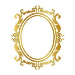 round golden frame, golden frame,  decorative frame, arabesque motif, Ornament gold,  islamic frame, golden frame vector
