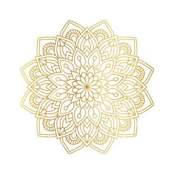 golden mandala vector, gold  floral mandala, Mandala Mehndi Drawing