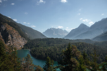 Fototapeta na wymiar Alpenpanorama - Zugspitze