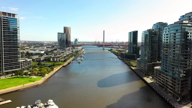 Drone footage of the Scenic Yarra River