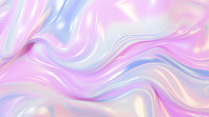 Ethereal Elegance, Seamless Trendy Iridescent Rainbow Foil Texture