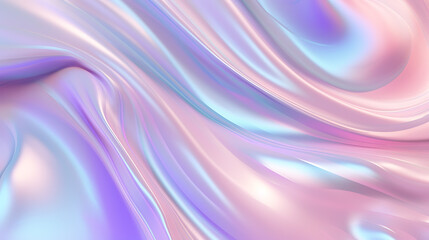 Fototapeta premium Ethereal Elegance, Seamless Trendy Iridescent Rainbow Foil Texture