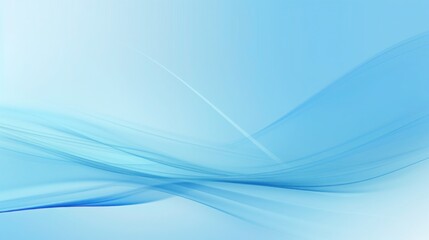 Abstract blue wave background, background in the style of smooth surface, light-focused, light sky-blue 