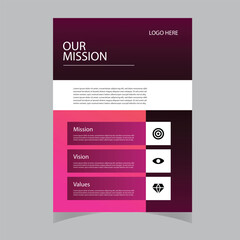 vector abstract business poster template