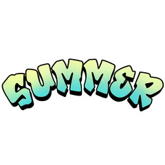 Summer Font Design