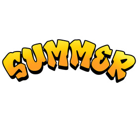 Summer Font Design