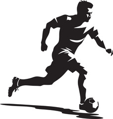 PlaymakerPulse Dynamic Athlete Icon FieldForce Soccer Player Vector